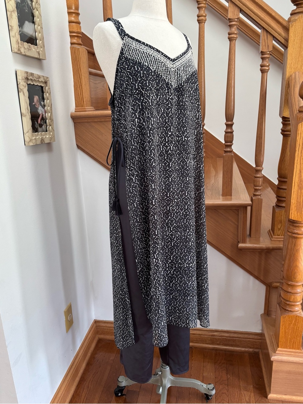 Nic and Zoe Grey Floral Print Jumpsuit